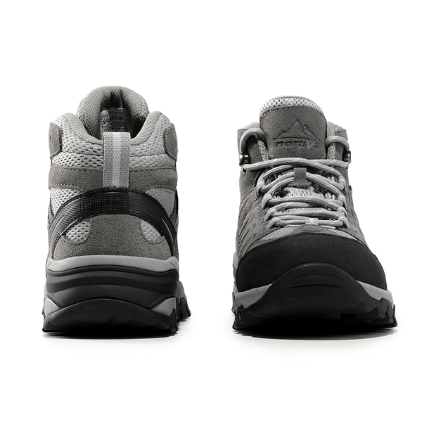 [Seeker] Women's Waterproof Hiking Boots - LIGHT GREY - 4